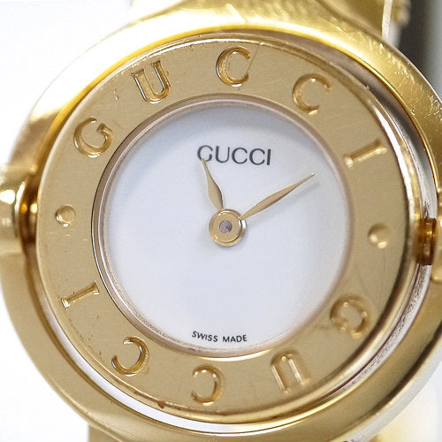 OLD Gucci 回転ブレス時計 蛇(黄)