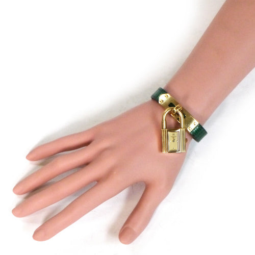 HERMES ケリーウオッチ(クロコ 緑)