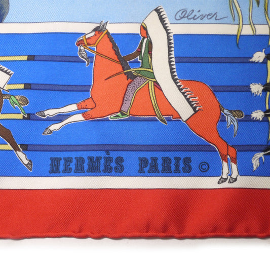 HERMES 大判カレ スカーフ インディアン