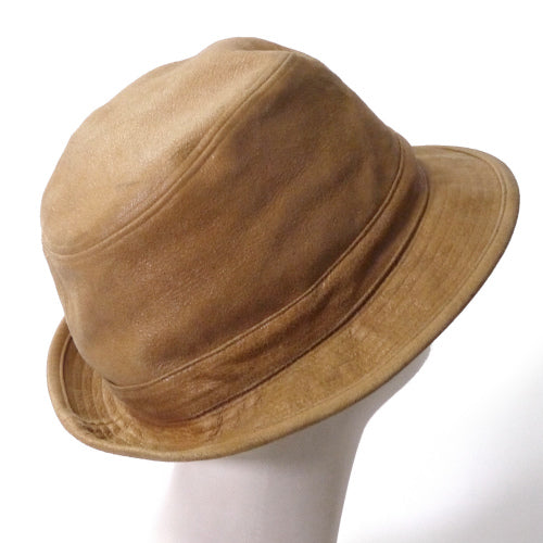 HERMES ハット58 ゴートスキン(ゴールド)