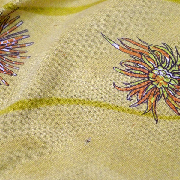 HERMES シェル柄コットン ノースリーブ(黄)