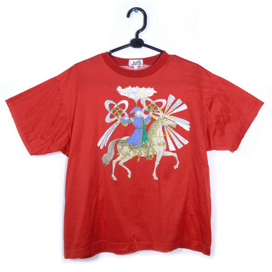 HERMES 花火師 半袖Tシャツ(赤)