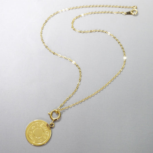 HERMES セリエ コインネックレス(ゴールド)