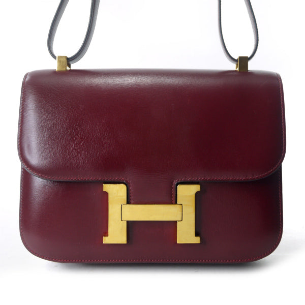 HERMES78sコンスタンス23ボックスカーフ（ルージュ） – Vintage Shop