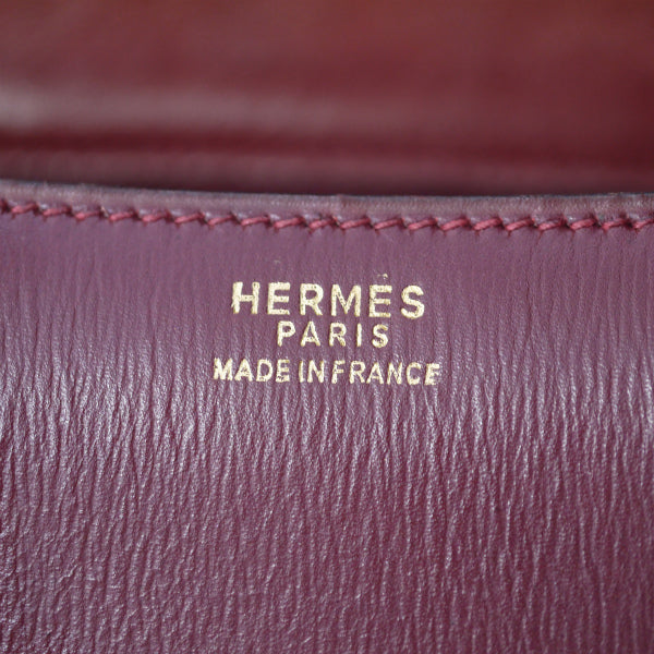 HERMES78sコンスタンス23ボックスカーフ(ルージュ)