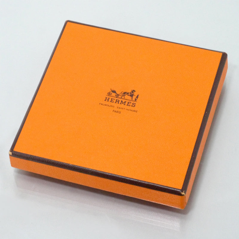 HERMES エルメスリボン柄 エマイユPMバングル(赤系)