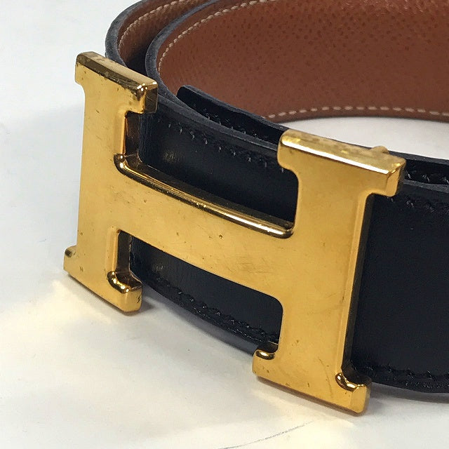 HERMES Hバックルベルト(リバーシブル黒orキャメル)