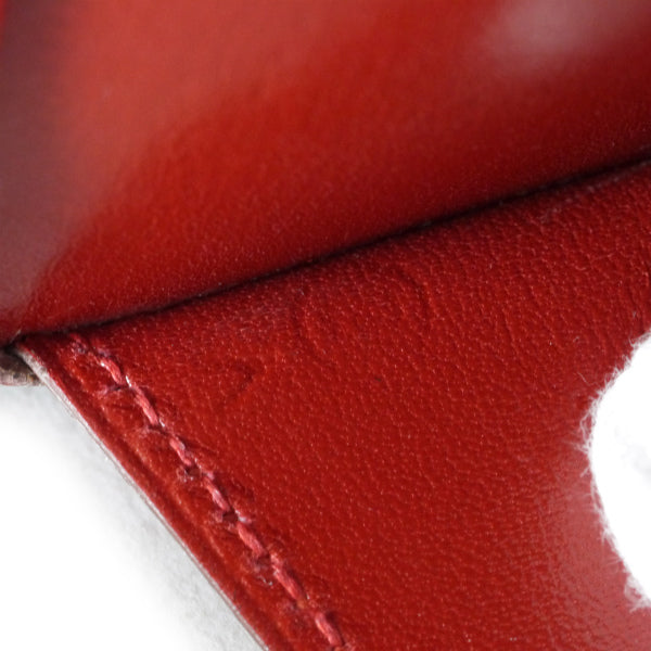 HERMES ベアンクラシック長財布ボックスカーフ(赤)
