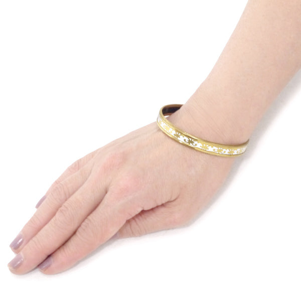 HERMES ガダルキヴィール エマイユPMバングル(白系)