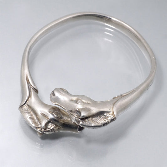 HERMES 90sシュバル ホースバングル(シルバー)