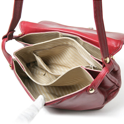 LOUIS FERAUD 総革ワンショルダー(赤)