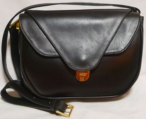 Lanvin総皮ポシェットショルダー(茶)