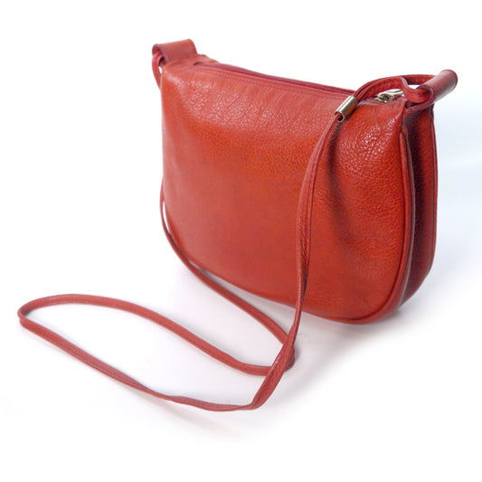 Old Lancel 総革ポシェットバッグ(赤)