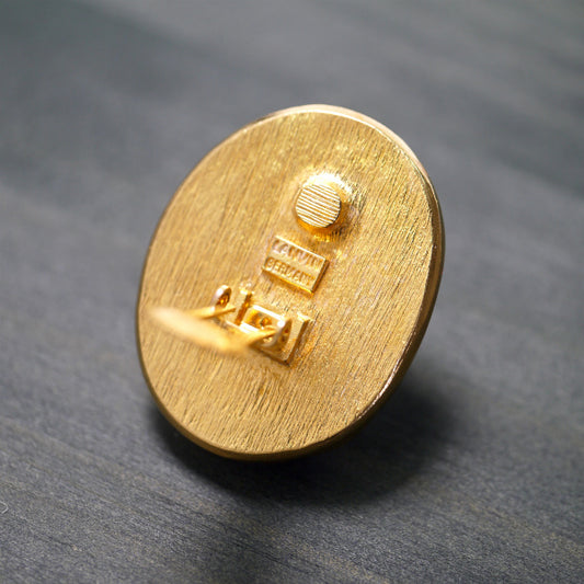 LANVIN ロゴモチーフ大ぶりイヤリング(クリアパープル)