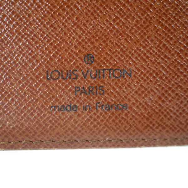 LOUIS VUITTON ポルトパピエ ジップラウンド財布(茶)
