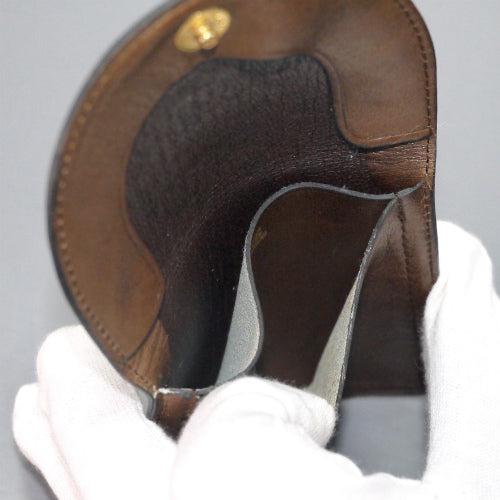 LOEWE 総革コインケース(茶)