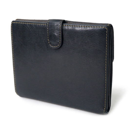 LOEWE ベラスケス 2つ折り財布(茶×黒)