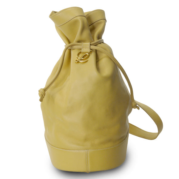LOEWE 巾着レザーショルダー（イエロー） – Vintage Shop Rococo