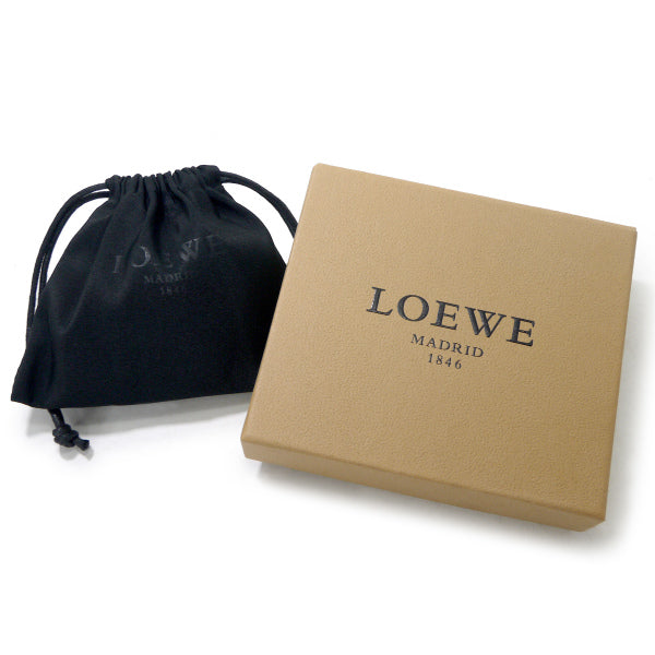 LOEWE アナグラムロゴ レザー2連ブレスレット(オレンジ)