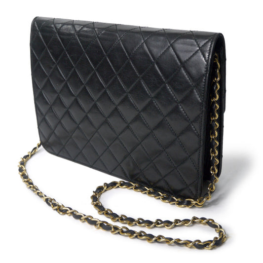 mila schon キルティングレザー チェーンバッグ(黒)