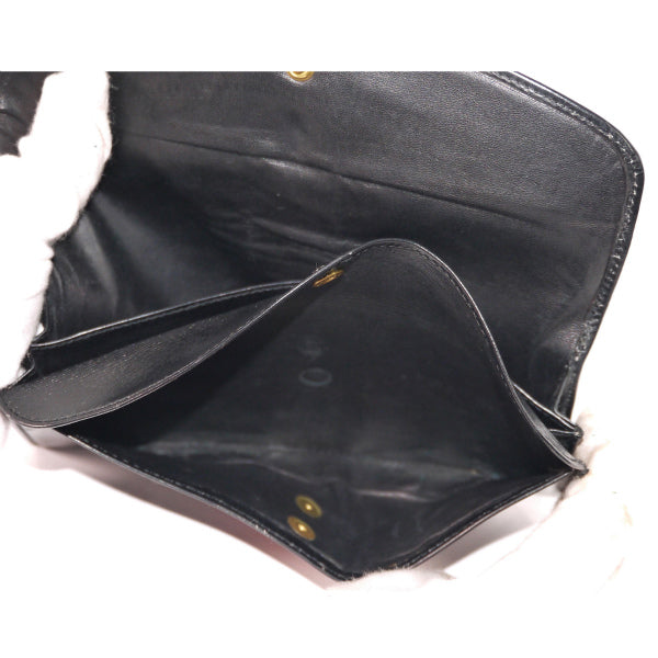 OLD CELINE 馬車金具レザー長財布(黒)