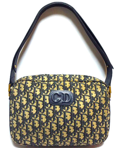 OLD Diorトロッター柄斜めがけショルダー(紺)