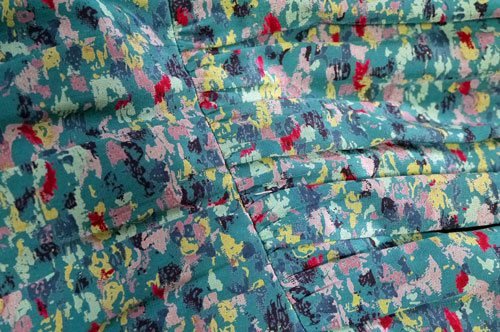 OLD Dior シルクワンピース(青柄)