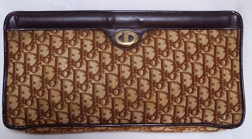 Old Dior クラッチバッグ(トロッター茶)