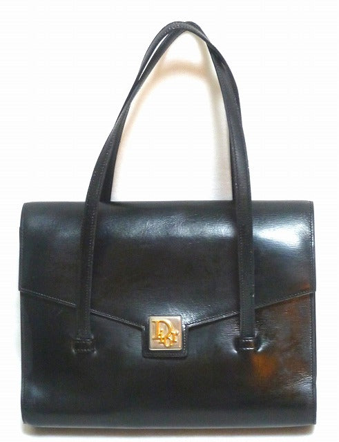 Old Dior ハンドバッグ(黒・総皮)