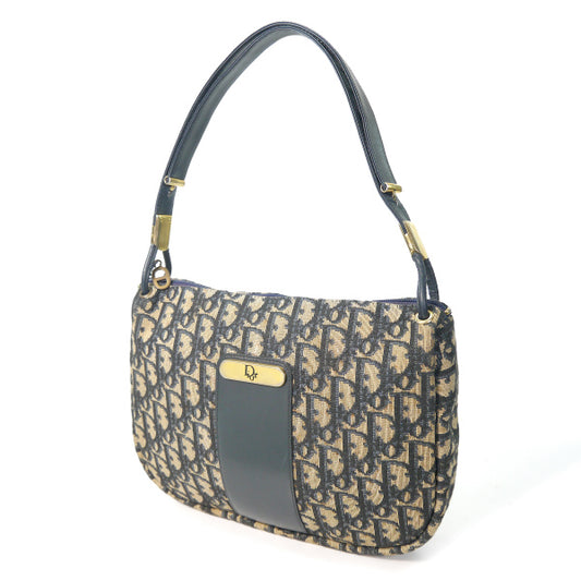 OLD Dior トロッター2WAYショルダー(青系)