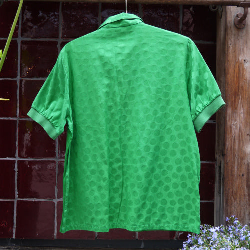 Old Dior 半袖ブラウス(緑)