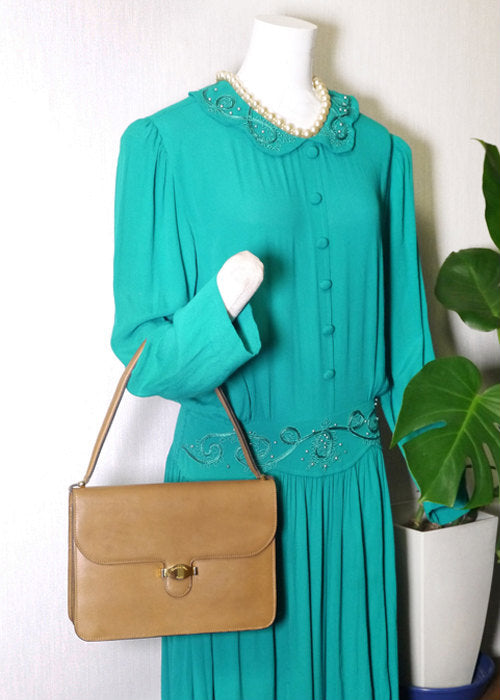 Old Dior ハンドバッグ(キャメル・総皮)