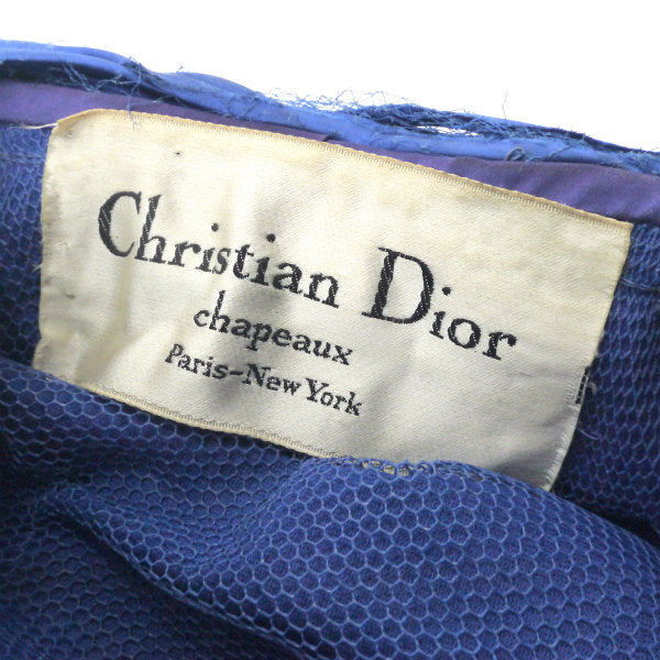 OLD Dior ヴィンテージヘッドドレス(青)