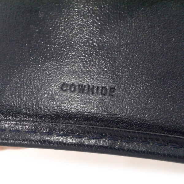 OLD Dior トロッター柄キャンバスレザー長財布(青)