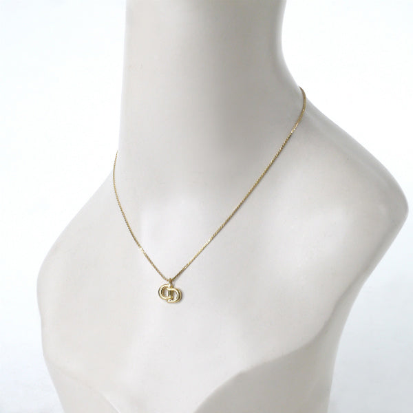 C.Dior CDロゴネックレス(ゴールド)