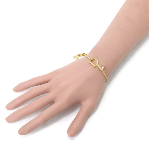 C.Dior キーデザインロゴブレスレット(ゴールド)