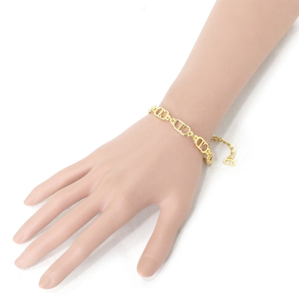 C.Dior ロゴチェーンブレスレット(ゴールド)