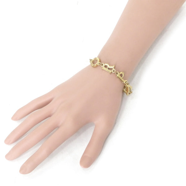 C.Dior ロゴブレスレット(ゴールド)