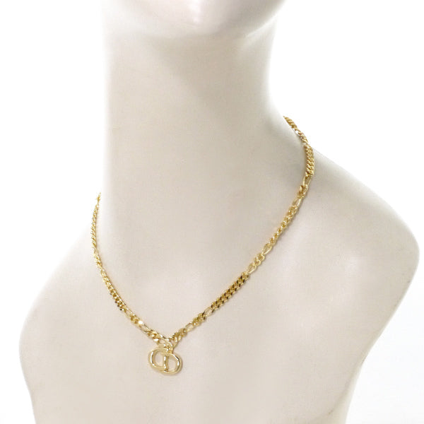 C.Dior CDロゴリボンネックレス(ゴールド)