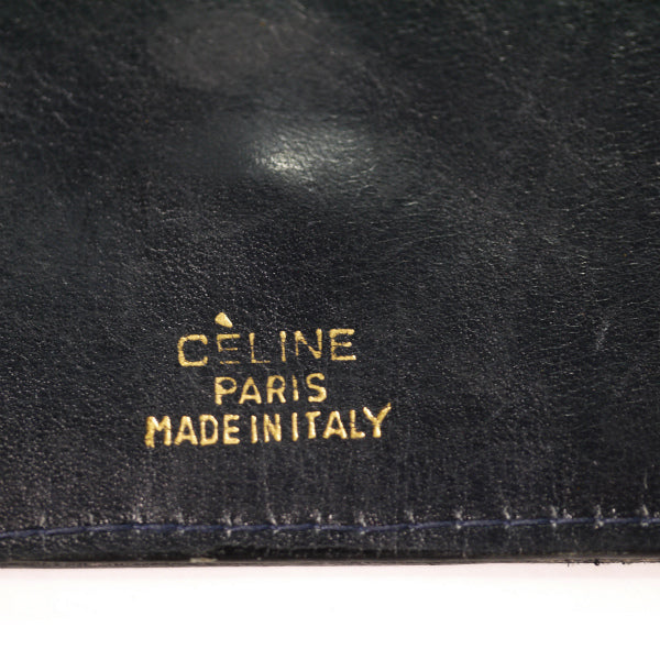 OLD CELINE 馬車柄ジャガード長財布(紺)