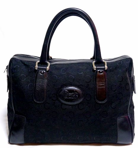 Old Celine(馬車柄)ボストン(黒)