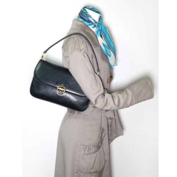 OLD CELINE <訳あり>馬車金具ワンショルダー(黒)
