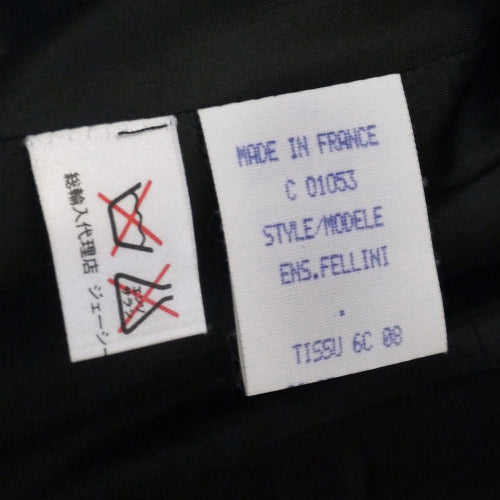 OLD CELINE ループ柄ドレスワンピース(シルク)