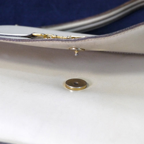 Old Celine 馬車金具70sバッグ(白)