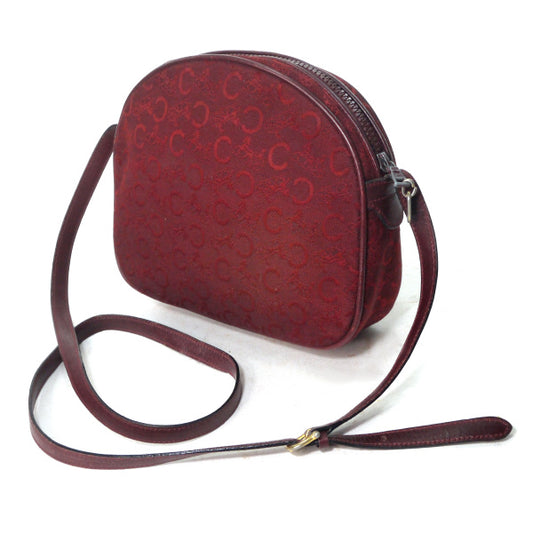 OLD CELINE 馬車柄ラウンドミニショルダー(ボルドー)