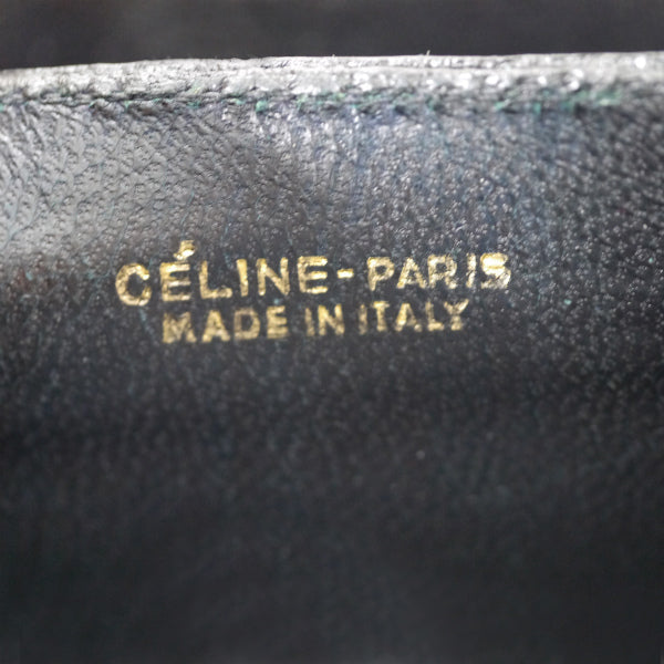 OLD CELINE 馬車柄ジャガードがま口コインケース(紺)