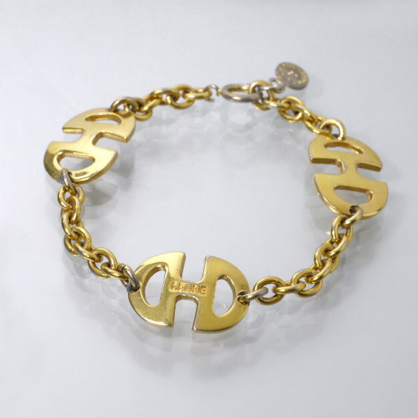 CELINEのチェーンブレスレット CELINE ビットチェーン ブレスレット