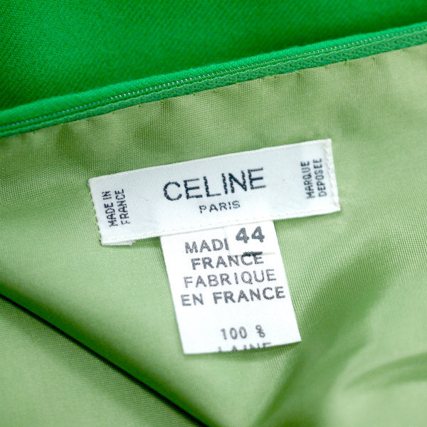 OLD CELINE ロングストレートスカート(エメラルド)