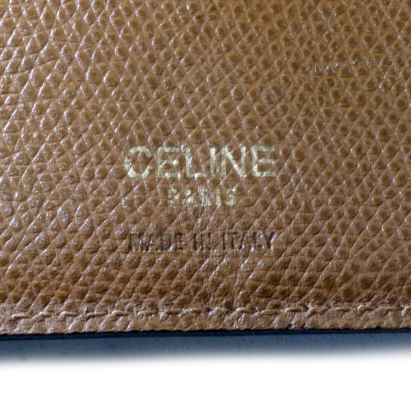 OLD CELINE シボレザーコンパクト折財布(キャメル)