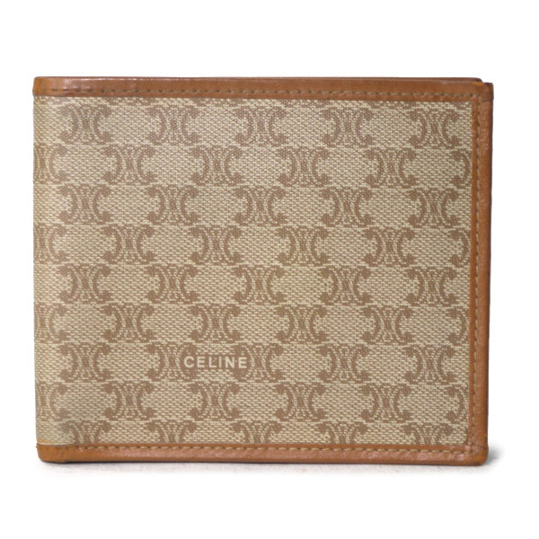 OLD CELINE マカダムコンパクト折財布（ベージュ） – Vintage Shop Rococo